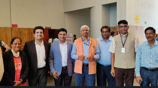 With Dr. Abhay Jere and dignitaries at the IIC Regional Meet