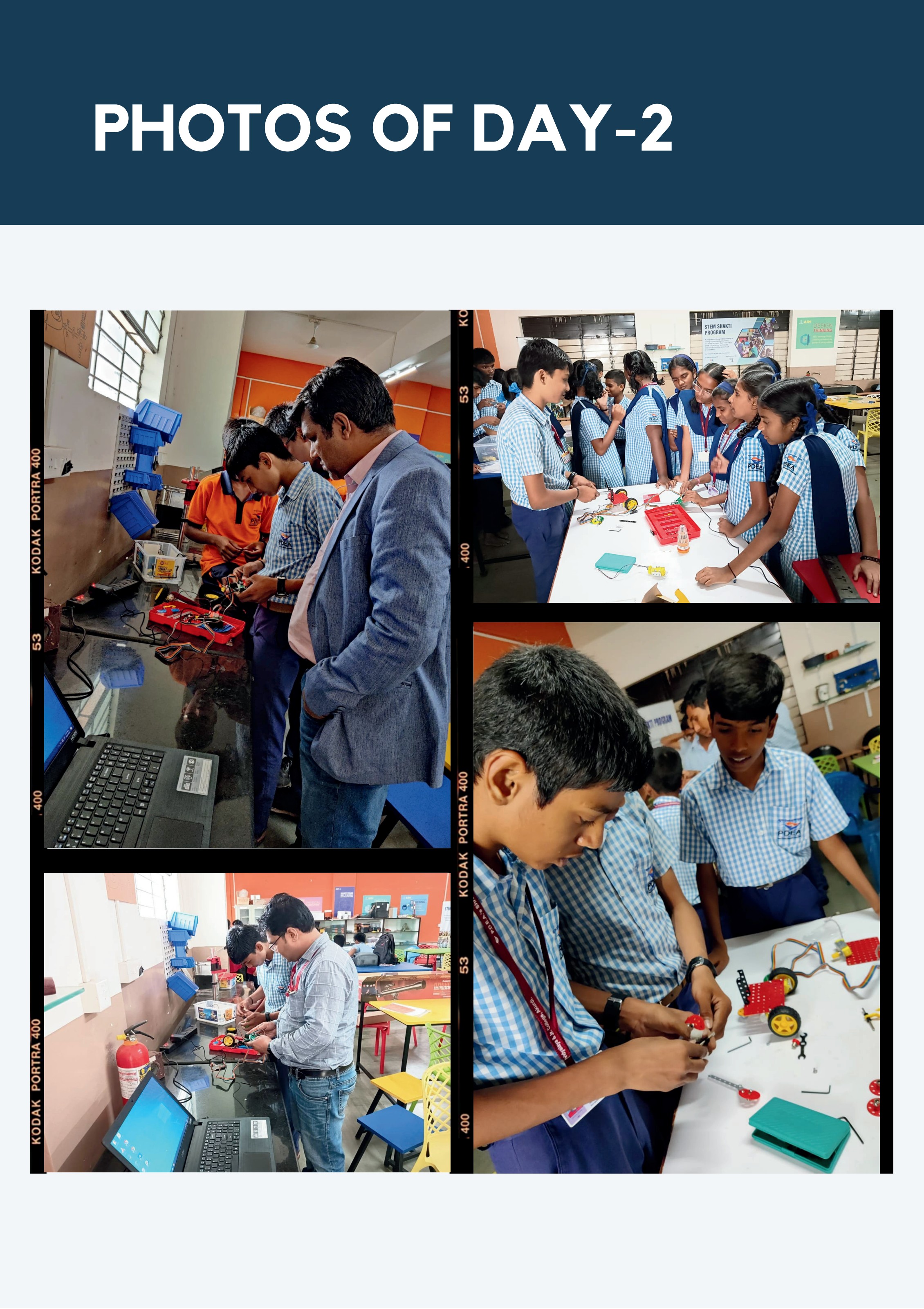 Day 2 — hands-on prototyping with breadboards and robot cars